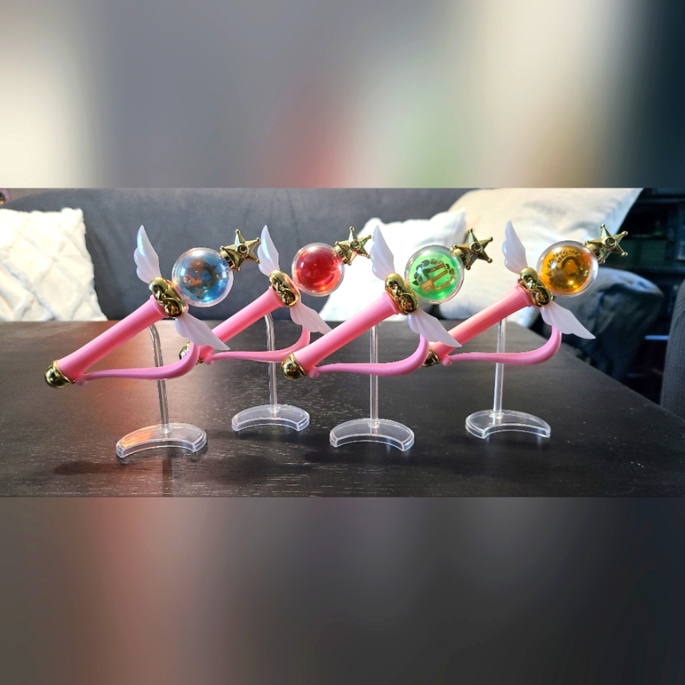 Sailor Moon Gashapon transformation wands